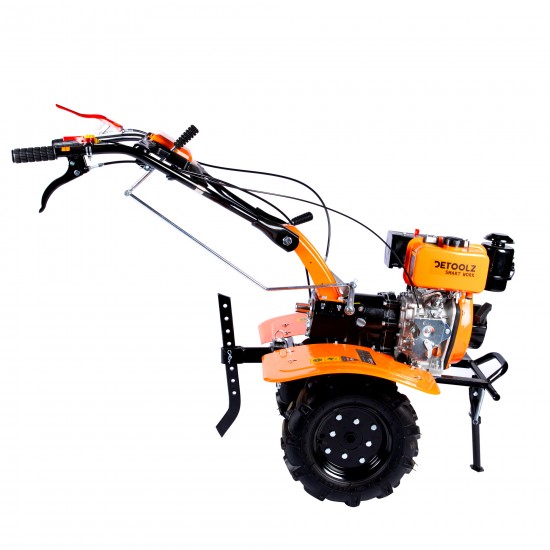 Motocultor DETOOLZ 7CP 280CC, motorina, 4T, 3 viteze, pornire